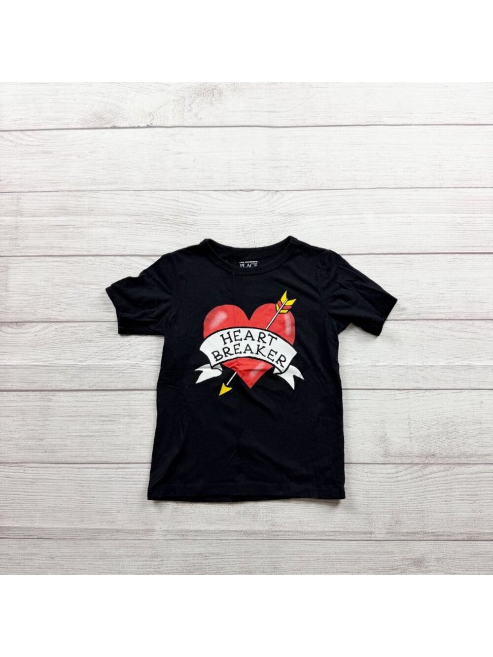 The Children's Place Heartbreaker Graphic Tee Black 4T